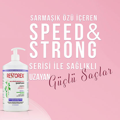 Shampoing anti-chute Restorex pour une croissance saine des cheveux - 1 litre