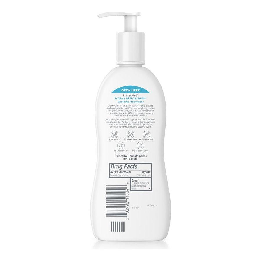 Cetaphil Eczema Restoraderm Soothing Moisturizer, 10 Oz Moisturizer Pasteur Pharmacy
