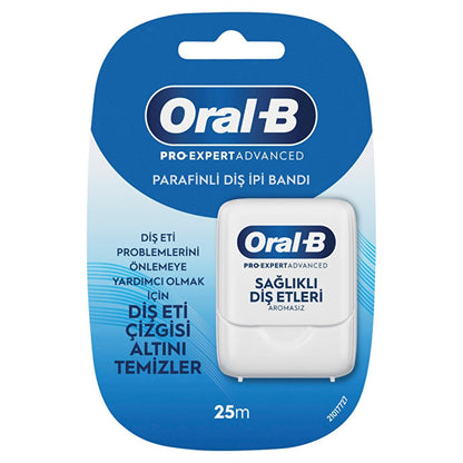 Fil dentaire Oral-B Pro-Expert Clinic Line 25 m - Arôme menthe, doux pour les gencives