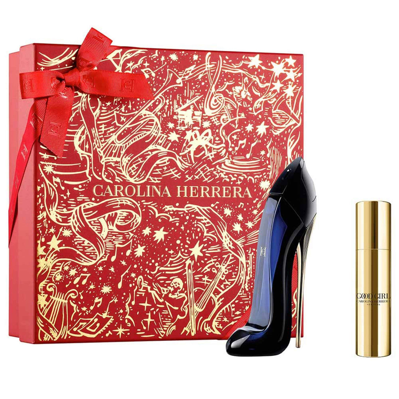 CAROLINA HERRERA GOOD GIRL 2 PCS SET: 1.7 EAU DE PARFUM SPRAY + 0.34 EAU DE PARFUM SPRAY WOMEN Fragrant Nest
