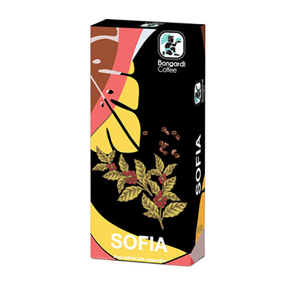 Cápsulas de café Bongardi Sofia Blend - 10 cápsulas compatibles con Nespresso, café de aroma intenso premium
