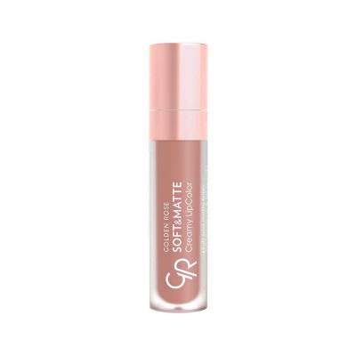 Golden Rose Matte Lip Color - Lápiz labial hidratante, suave, cremoso y de larga duración para quienes buscan comodidad y sofisticación
