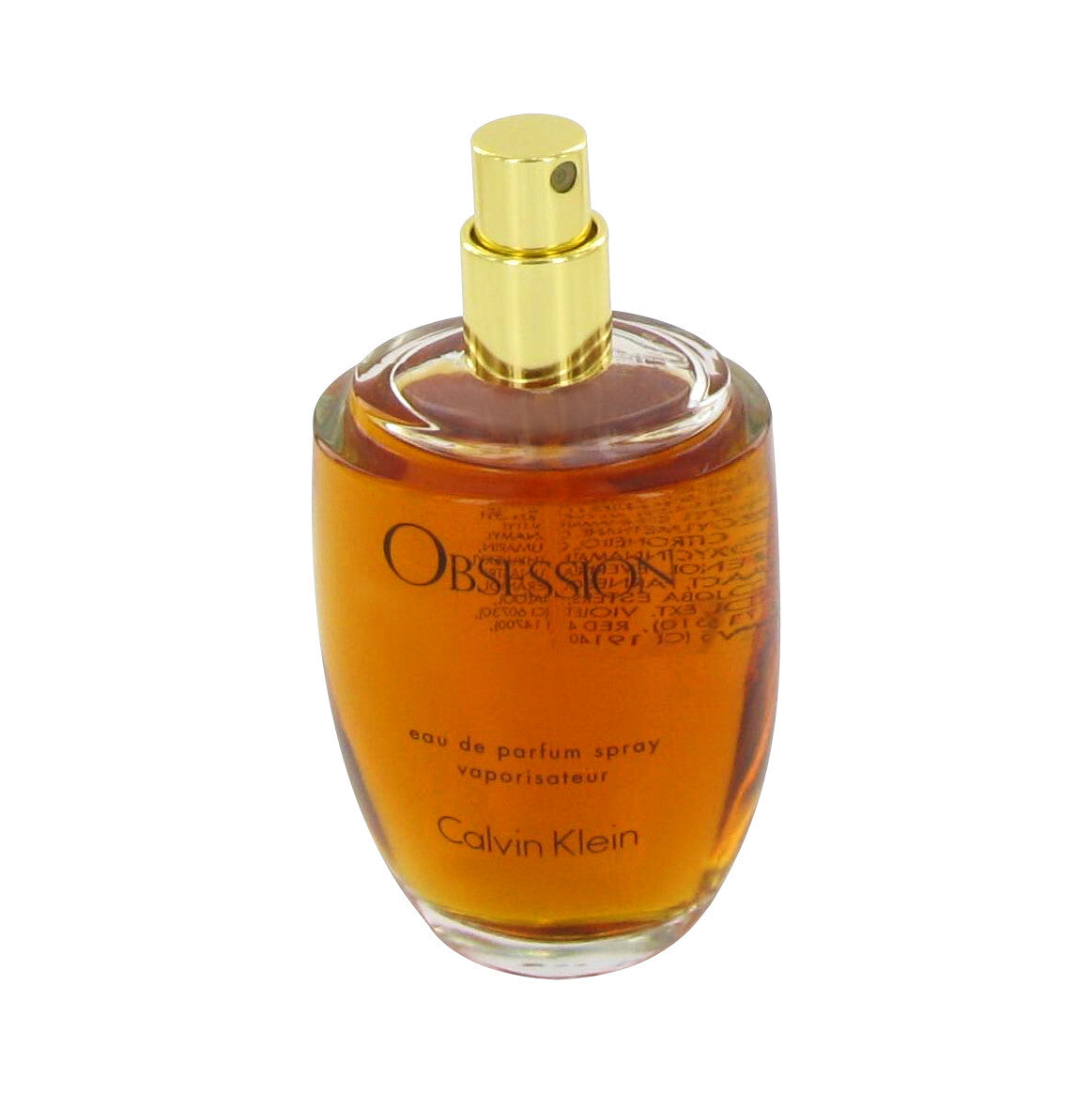OBSESSION TESTER 3.4 EAU DE PARFUM SPRAY FOR WOMEN