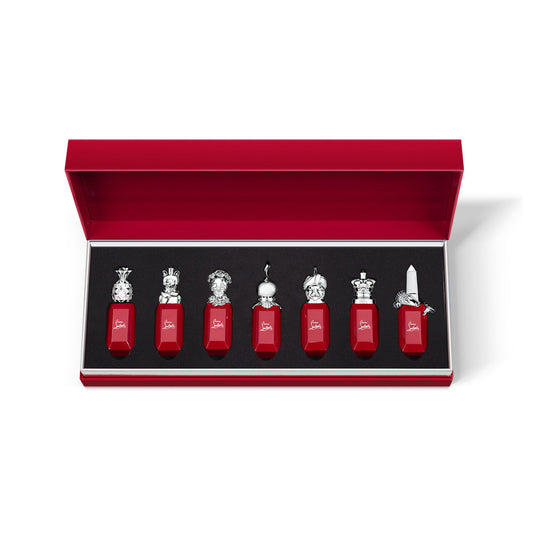 Christian Louboutin Loubiworld Miniatures Discovery Set Eau de Parfum — 63 ml · 7-piece mini set · 7 × 9 ml