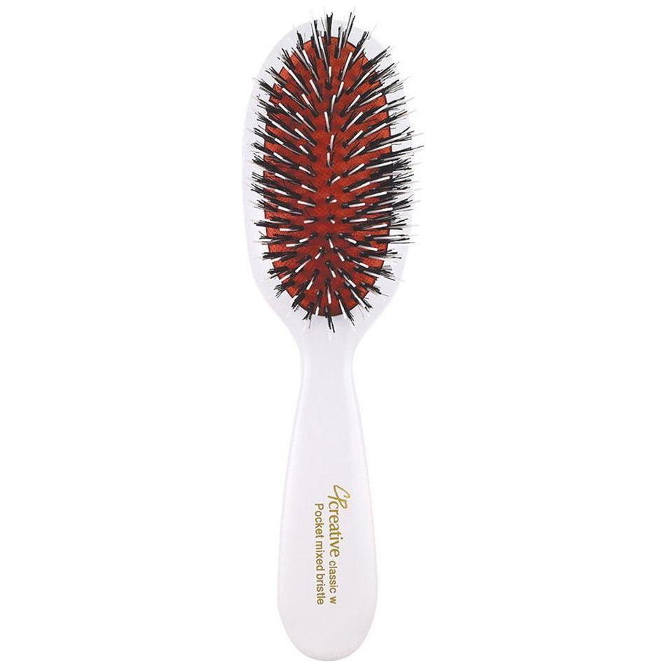 Classic Signature White Paddle Boar Bristle Hair Brush Hair Brush Pasteur Pharmacy Pocket Mixed Bristle