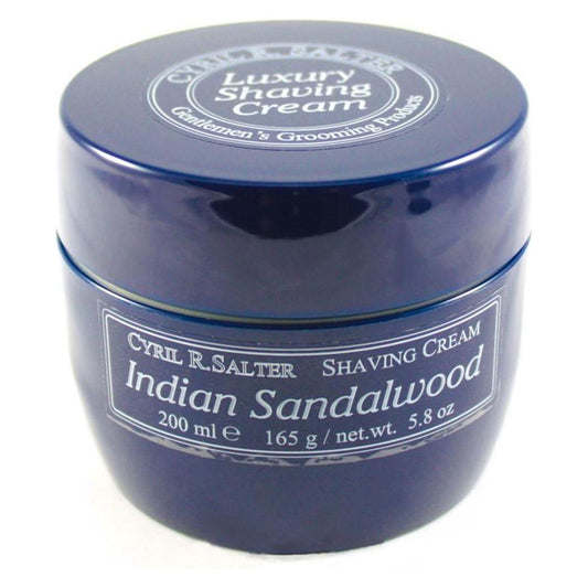 Cyril R. Salter Indian Sandalwood Luxury Shaving Cream 5.8 Oz Shaving Cream Pasteur Pharmacy