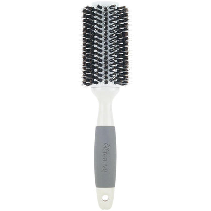 Ceramic Barrel Round Boar Bristle & Nylon Mix Hair Brush