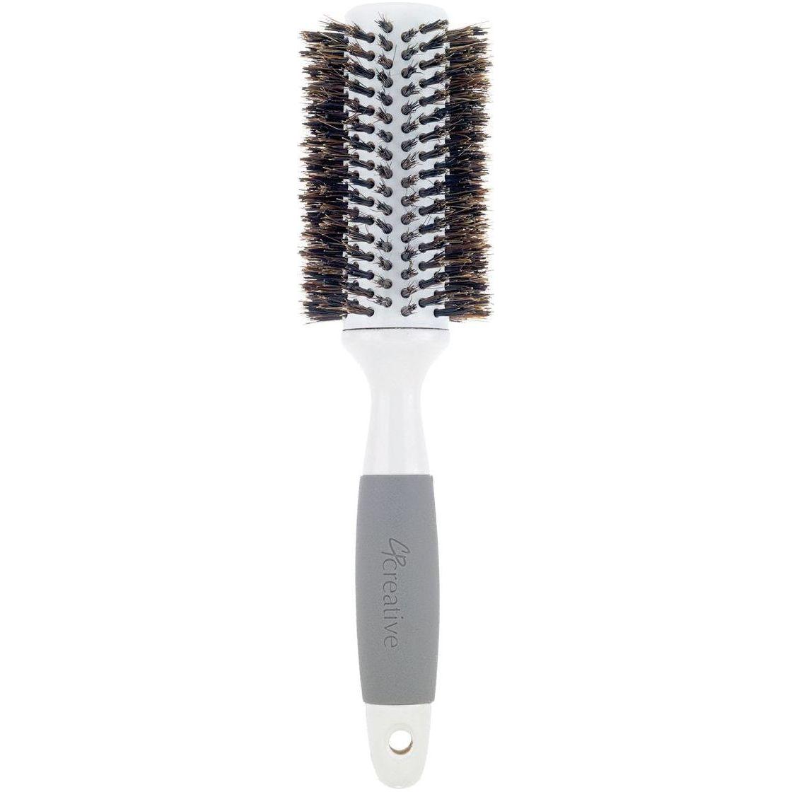Ceramic Barrel Round Boar Bristle Hair Brush for Thick Hair Hair Brush Pasteur Pharmacy 103-ME (2.5")