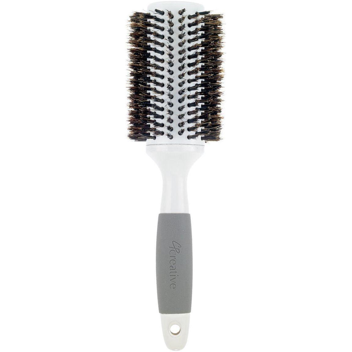 Ceramic Barrel Round Boar Bristle Hair Brush for Thick Hair Hair Brush Pasteur Pharmacy 103-ME XL (3")