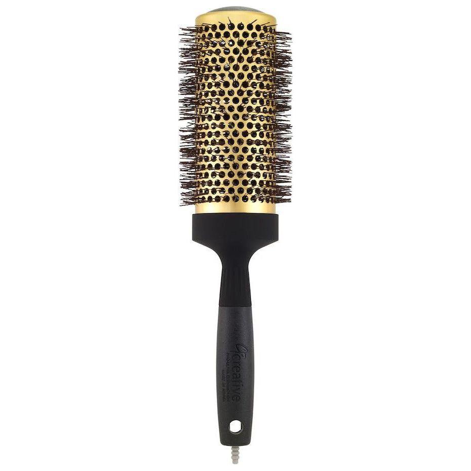 Gold Nano Ceramic Hair Brush with 6 Inch XL Barrel Hair Brush Pasteur Pharmacy 3"(CR133-G XL)