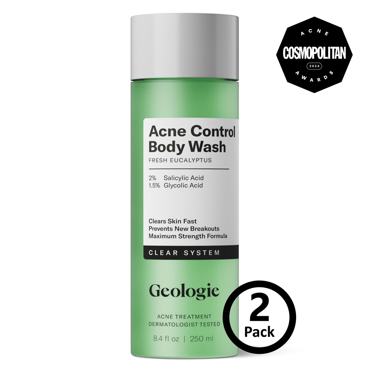 Geologie Acne Control Body Wash Geologie 2-Pack