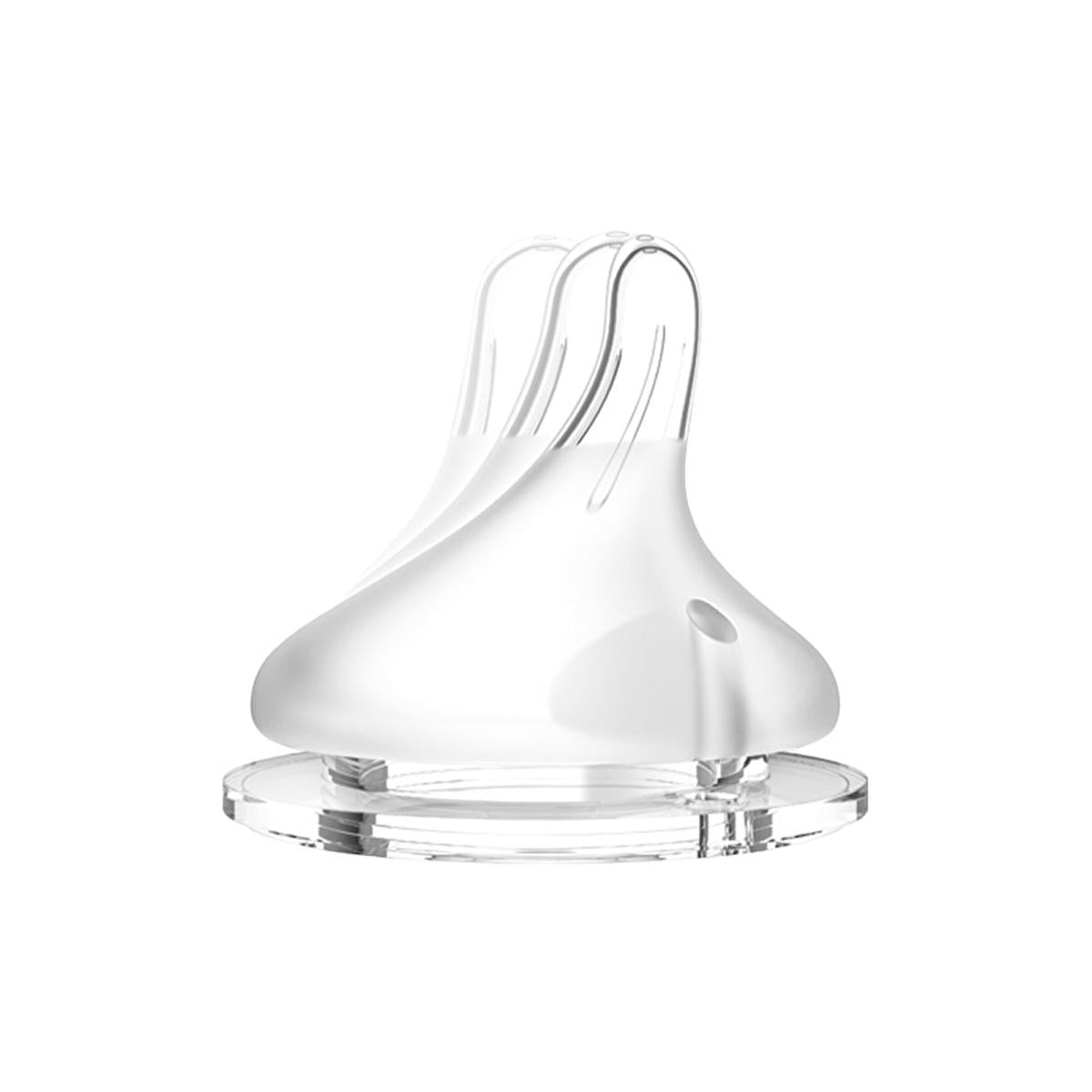 Lansinoh NaturalWave Baby Bottle Nipple - Anti-Colic, BPA Free, Easy Breastfeeding to Bottle Transition for Newborns & Infants