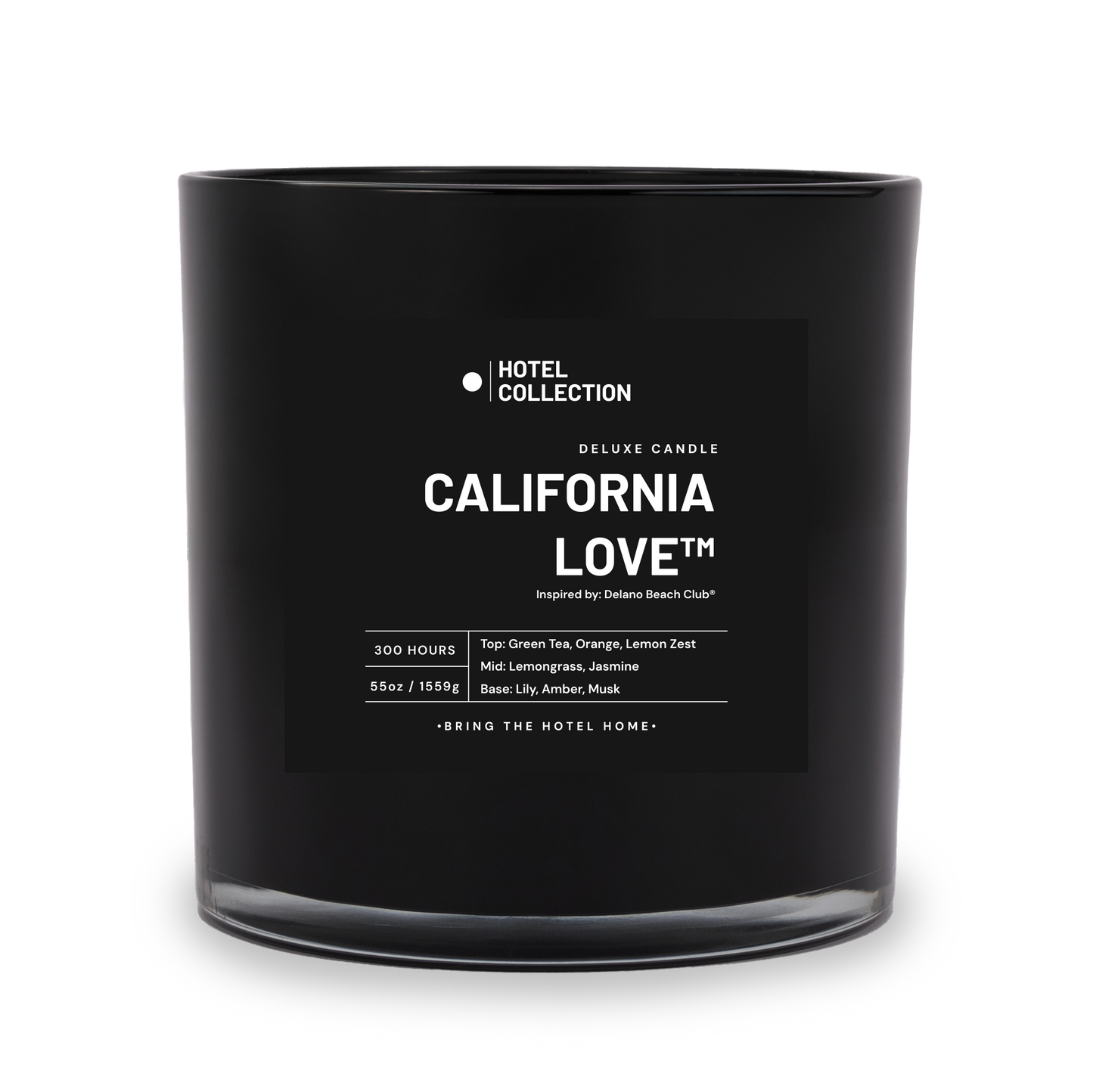 Hotel Collection Deluxe California Love™ Candle Candle Hotel Collection Black
