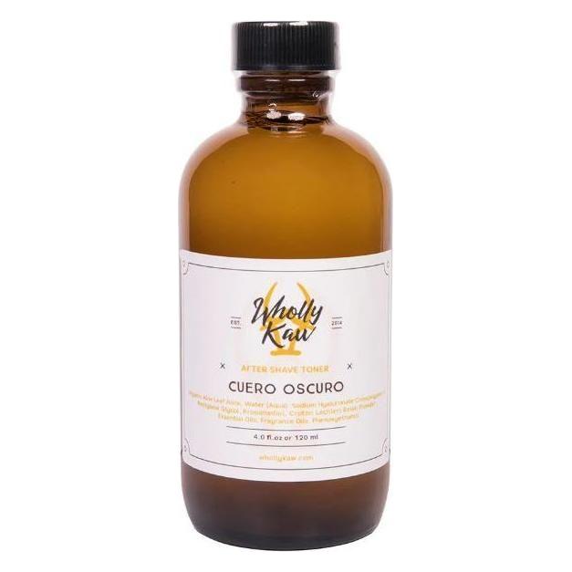 Wholly Kaw Cuero Oscuro Shaving Collection Shaving Set Pasteur Pharmacy Aftershave Toner 4 oz