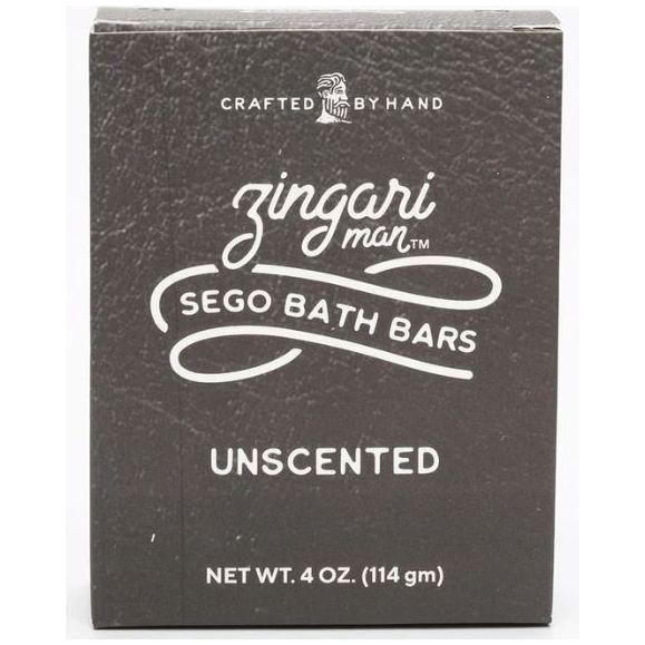 Zingari Man Unscented Sego Bath Bar 4 Oz Bath Bar Pasteur Pharmacy
