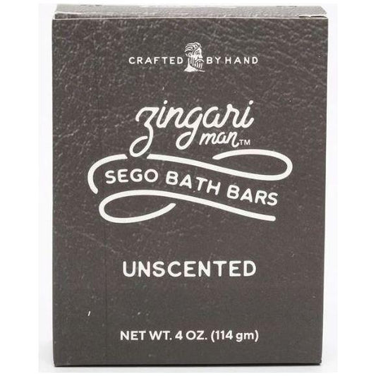 Zingari Man Unscented Sego Bath Bar 4 Oz Bath Bar Pasteur Pharmacy