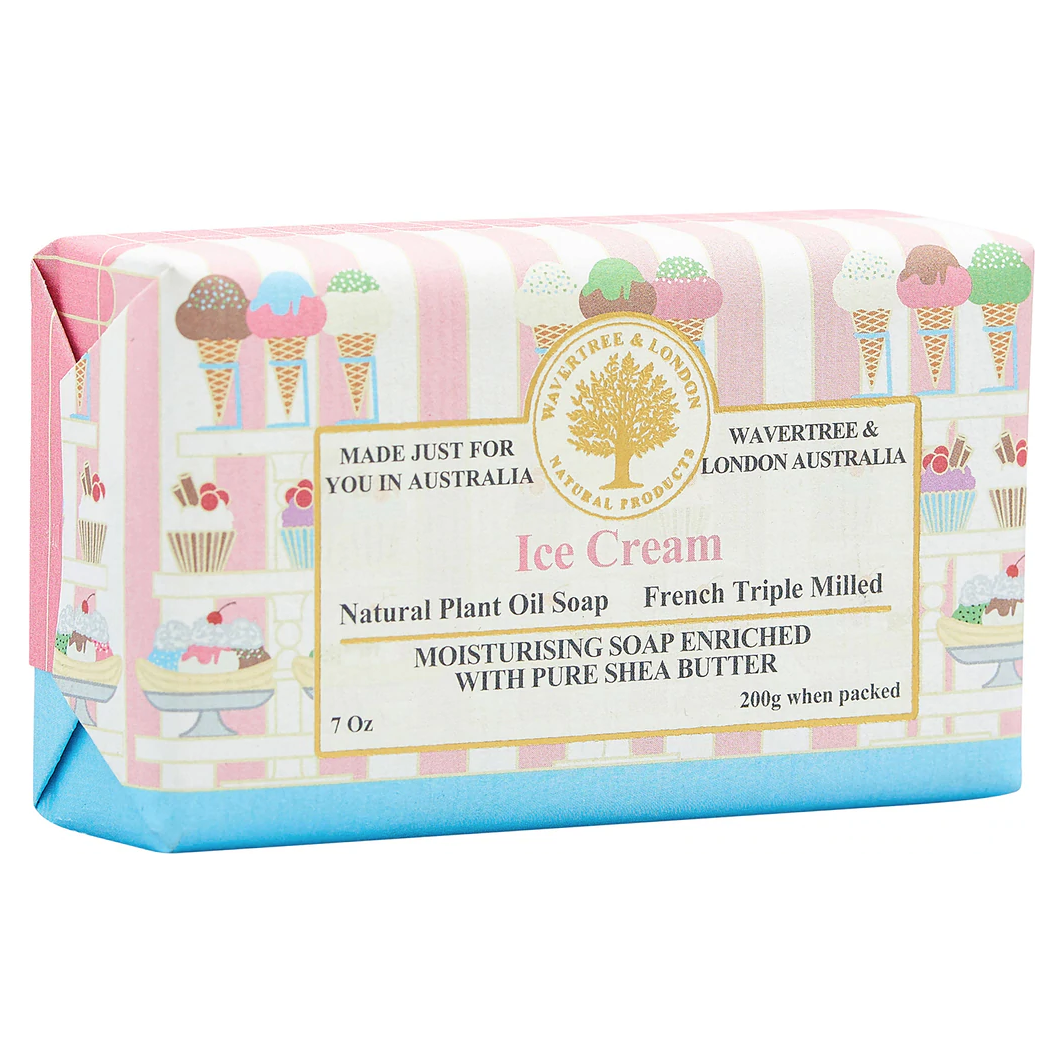 Wavertree & London Australian Natural Ice Cream Luxury Soap Bar 7 Ounces Luxury Soap Bar Pasteur Pharmacy