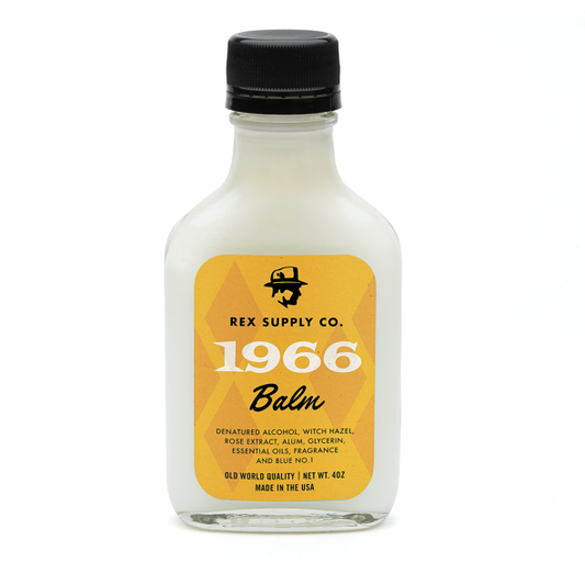 Rex Supply Co. 1966 Old World After Shave Balm 4 Oz After Shave Balm Pasteur Pharmacy
