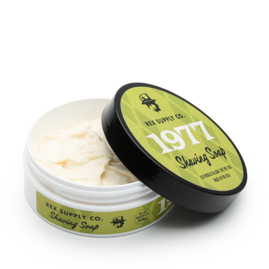 Rex Supply Co. 1977 Old World Tallow Shaving Soap 4 Oz Shaving Soap Pasteur Pharmacy