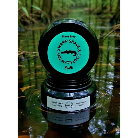 Swamp Shave & Soap Company Earth Shave Soap 4.2 Oz Shave Soap Pasteur Pharmacy