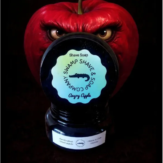Swamp Shave & Soap Company Angry Apple Shave Soap 4.2 Oz Shave Soap Pasteur Pharmacy