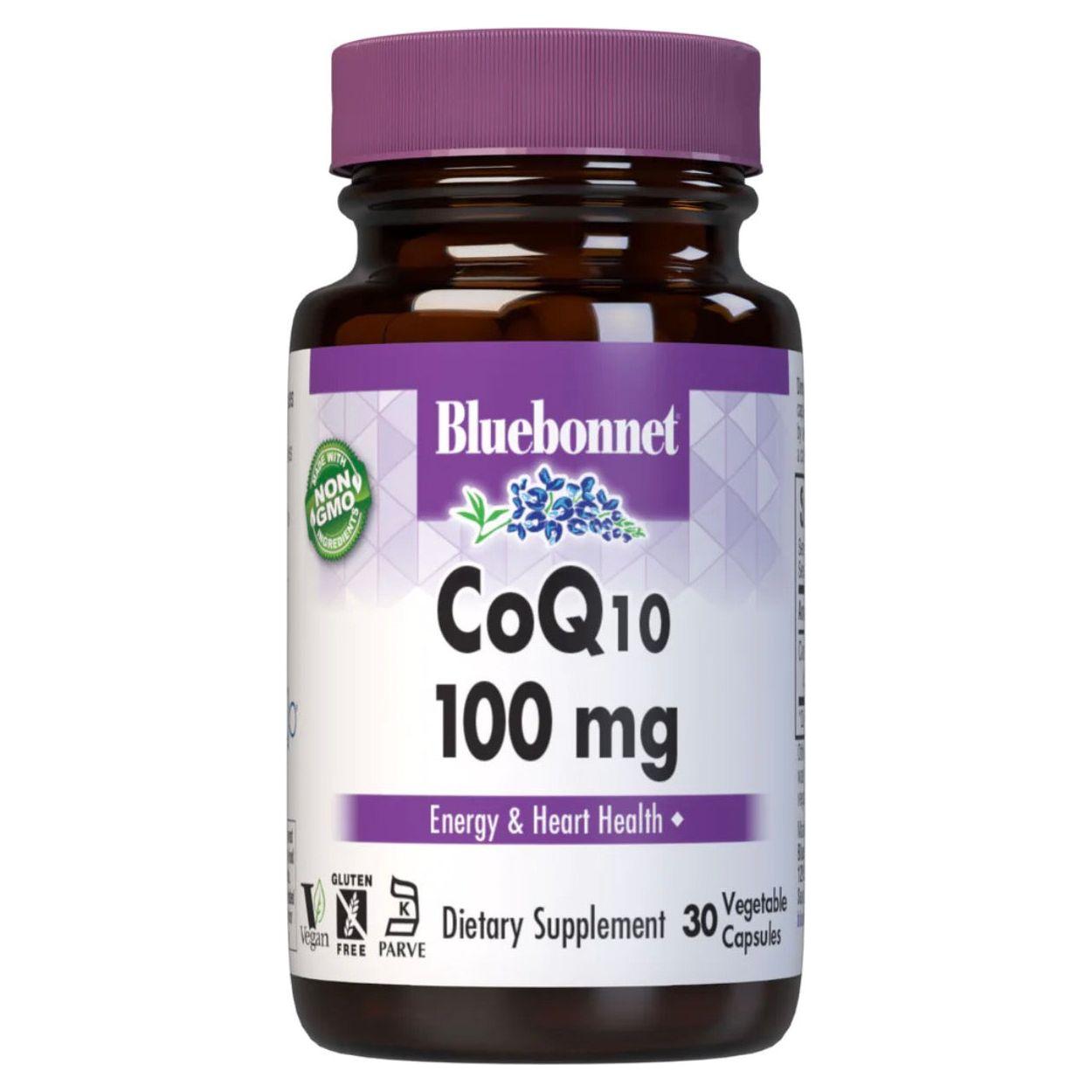 Bluebonnet CoQ10 100 mg 30 Vegetarian Softgels Dietary Supplements Pasteur Pharmacy