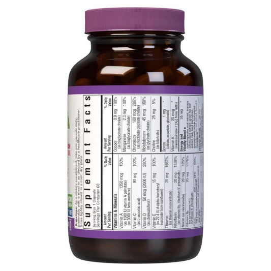 Bluebonnet Nutrition Maxi One Iron Free Formula 60 Caplets Vitamins & Supplements Pasteur Pharmacy