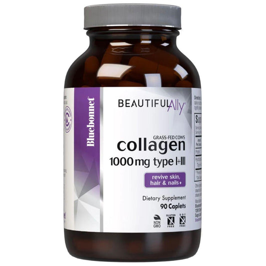 Bluebonnets Beautiful Ally Collagen 1000 mg, 90 Caplets Dietary Supplements Pasteur Pharmacy