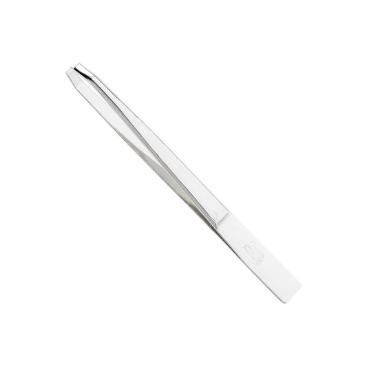Credo Tweezers 3 Rounded Tip Matt Chromium - 16 Oz Cosmetics Pasteur Pharmacy