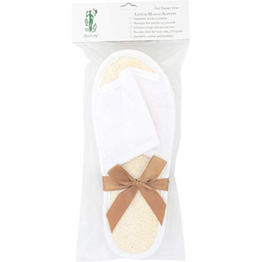 Touch Me Loofah Slippers Size: 7-9 M [242-40] Loofah Slippers Pasteur Pharmacy
