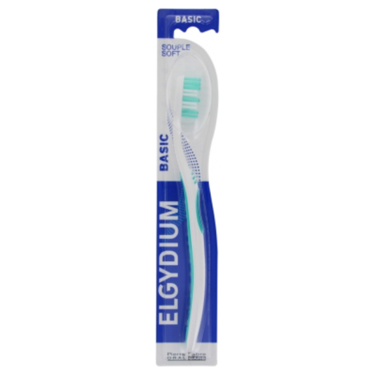 Elgydium Basic Soft Toothbrush - Green Soft Toothbrush Pasteur Pharmacy