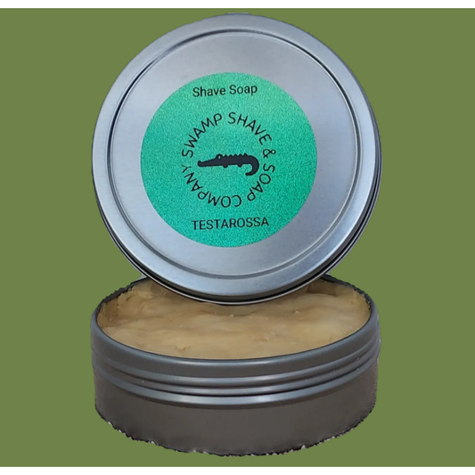 Swamp Shave & Soap Company Testarossa Shave Soap 4.2 Oz Shave Soap Pasteur Pharmacy