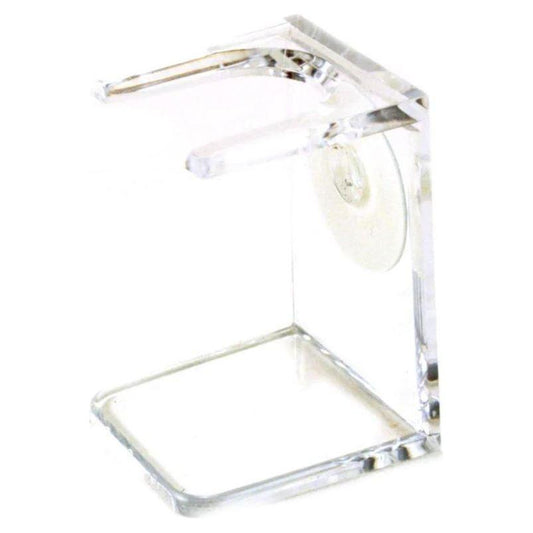 Simpsons Acrylic Shaving Brush Drip / Drying Stand - Clear Shaving Brush Stand Pasteur Pharmacy