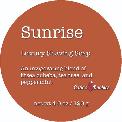Catie's Bubbles Sunrise Shaving Collection Shaving Set Pasteur Pharmacy Shaving Soap 4oz