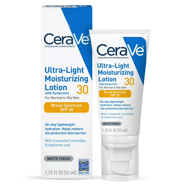 CeraVe Hydrating Face Sunscreen Lotion SPF 30 (1.7 oz) Sunscreen Pasteur Pharmacy