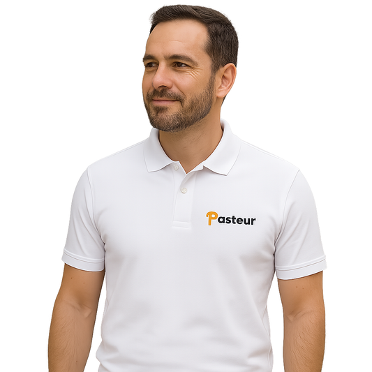 Pasteur Polo Shirt – White t-shirt Pasteur Pharmacy