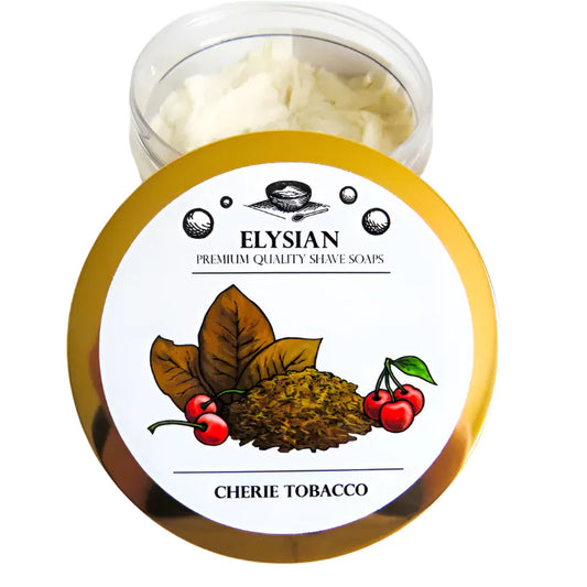 Elysian Cherie Tobacco Shaving Collection Shaving Set Pasteur Pharmacy Shaving Soap 4oz