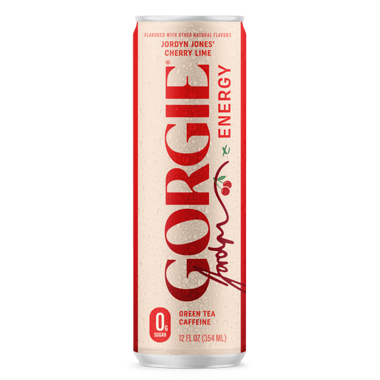 GORGIE Jordyn Jones' Cherry Lime - 12 Cans Pack Energy Drink GORGIE