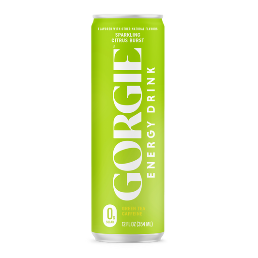 GORGIE Energy Drink - Sparkling Citrus Burst - 12 Cans Pack Energy Drink GORGIE