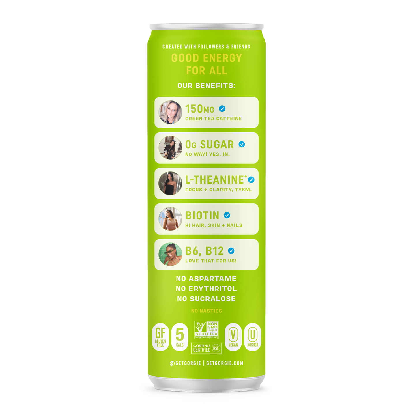 GORGIE Energy Drink - Sparkling Citrus Burst - 12 Cans Pack Energy Drink GORGIE