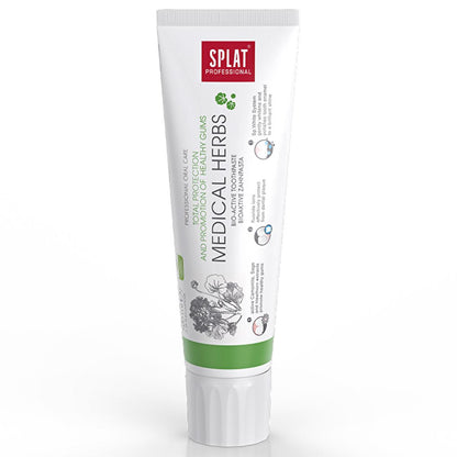 Dentifrice Splat Professional Medical Herbs 100 ml - Soin bucco-dentaire naturel aux plantes pour des gencives et des dents saines