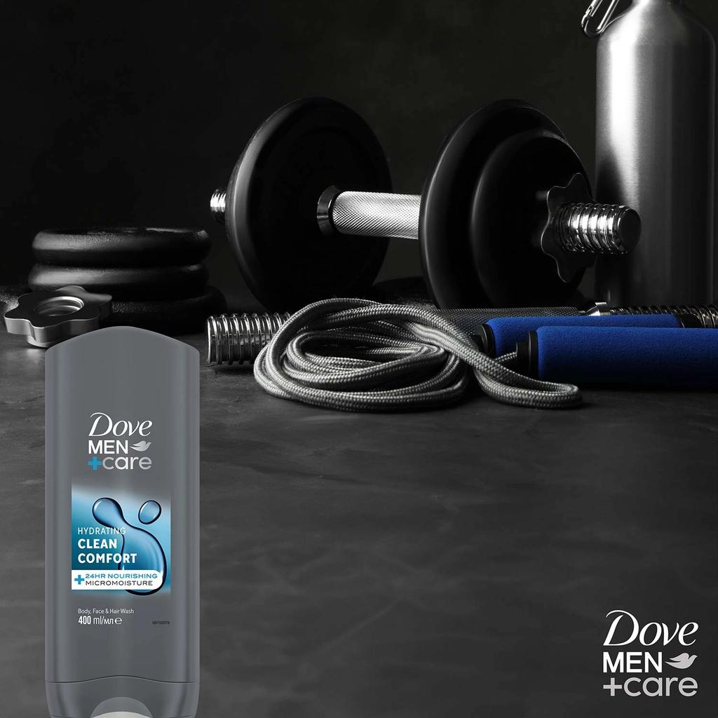 Dove Men +Care Clean Comfort Hydrating Body Wash 400 ml