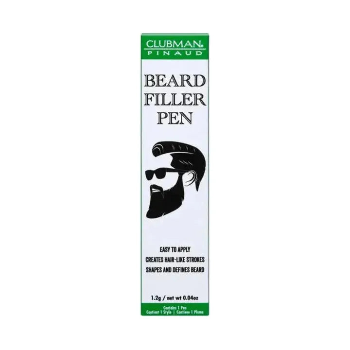 Clubman Pinaud Beard Filler Pen Black 0.04Oz Beard Filler Pen Pasteur Pharmacy