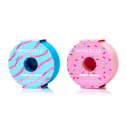 Coffret exfoliant pour le corps Sucre brûlé et Rose mousseline