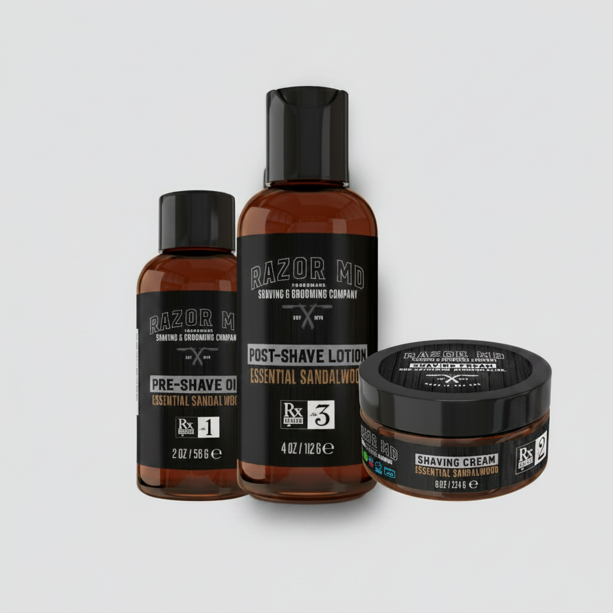 ENSEMBLE DE RASAGE ET COFFRET CADEAU - LOT DE 3