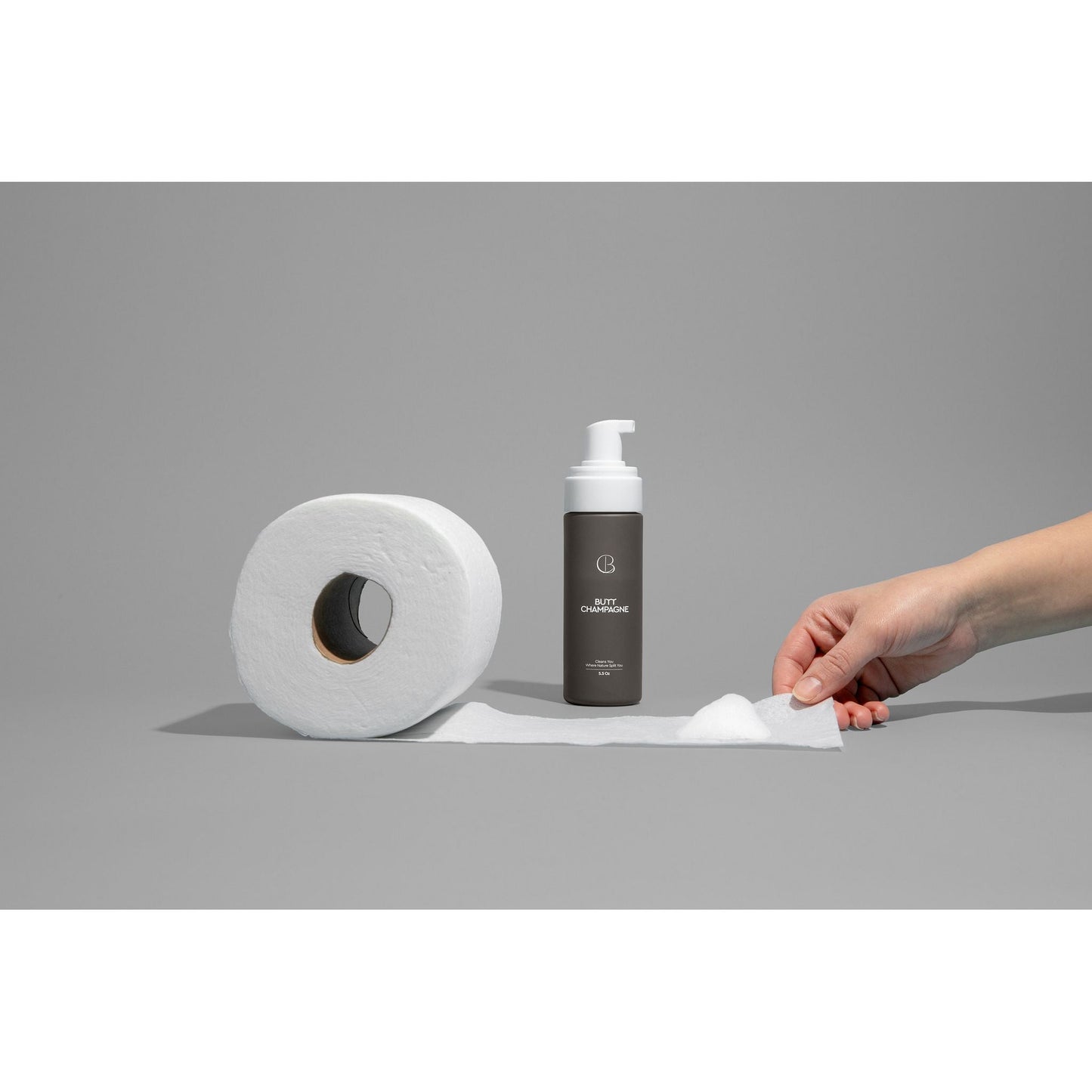 Butt Champagne Toilet Paper Foam 5.5oz Toilet Paper Pasteur Pharmacy