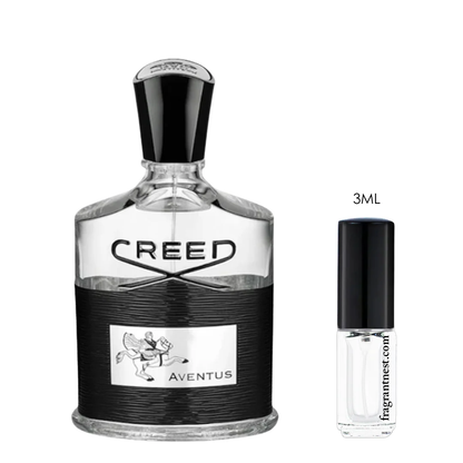 Creed Aventus Eau De Parfum Travel Spray | Sample Fragrant Nest 3mL Glass Spray (45 Sprays)