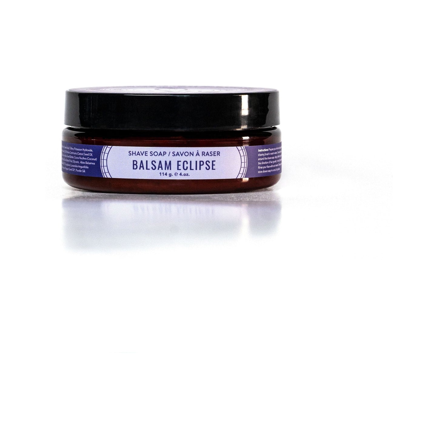 Educated Beards Balsam Eclipse Shave Soap 4 oz Shave Soap Pasteur Pharmacy