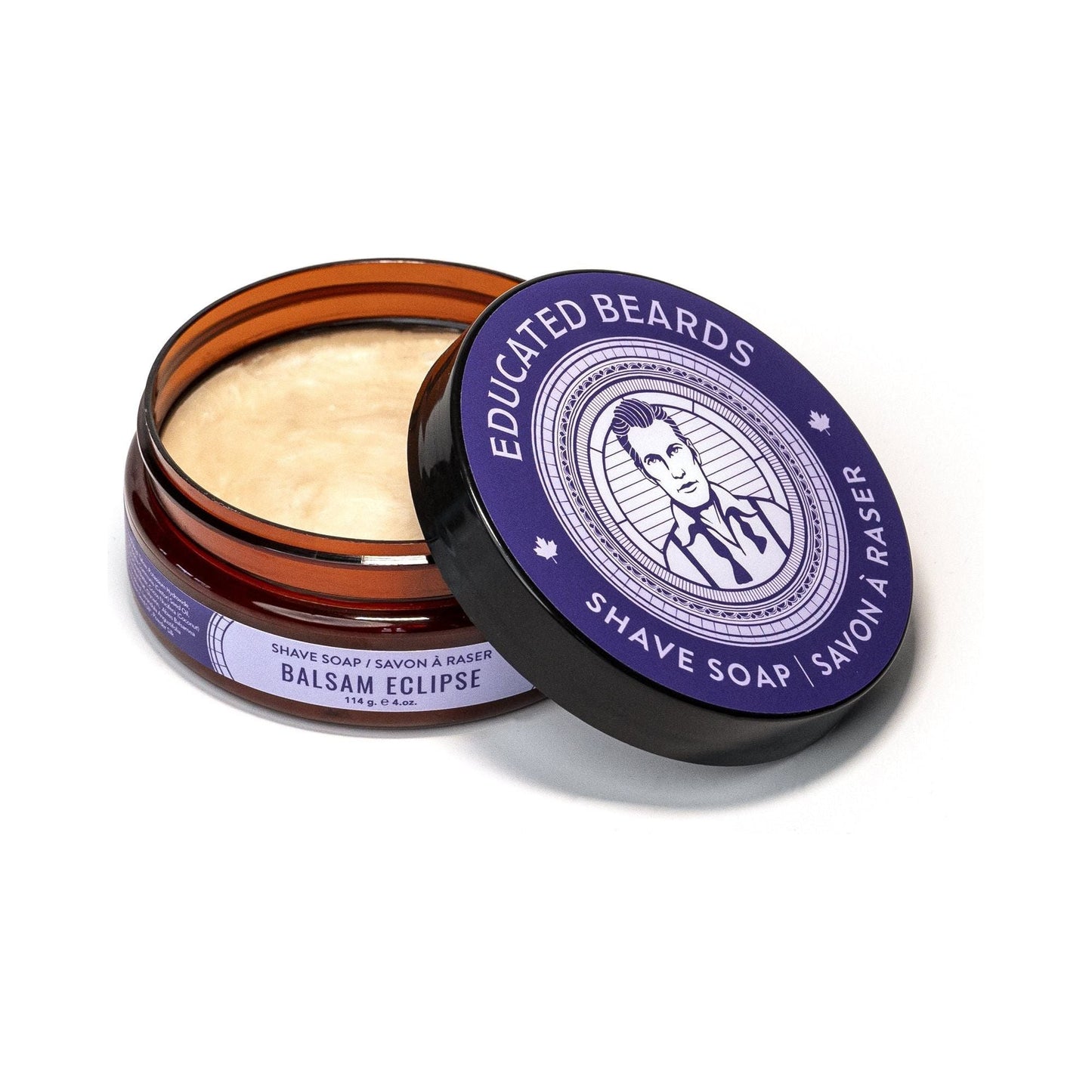 Educated Beards Balsam Eclipse Shave Soap 4 oz Shave Soap Pasteur Pharmacy