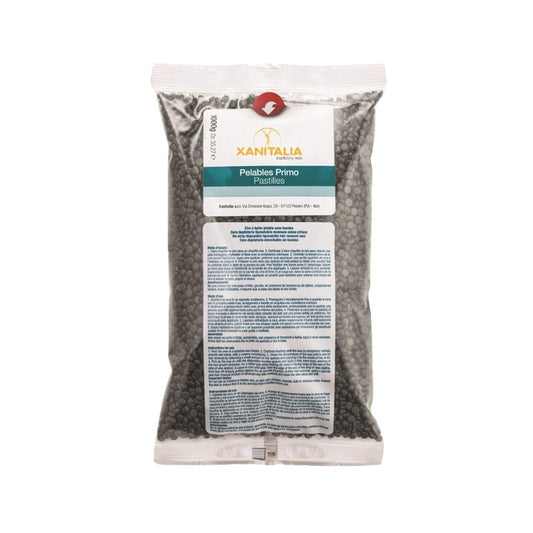 Xanitalia 1000g Black Pearl Wax for Hair Removal - Peelable Wax